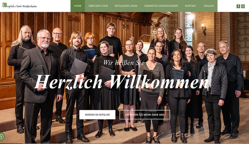 Neue Webseite_English-Choir Heidenheim Wir haben eine Webseite!